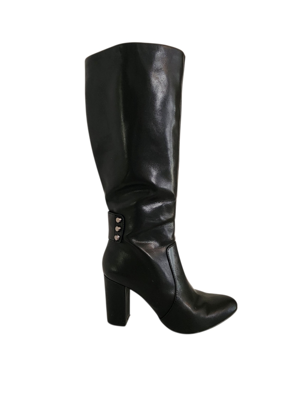 Anne Klein Black Tall Heeled Boots Size 7